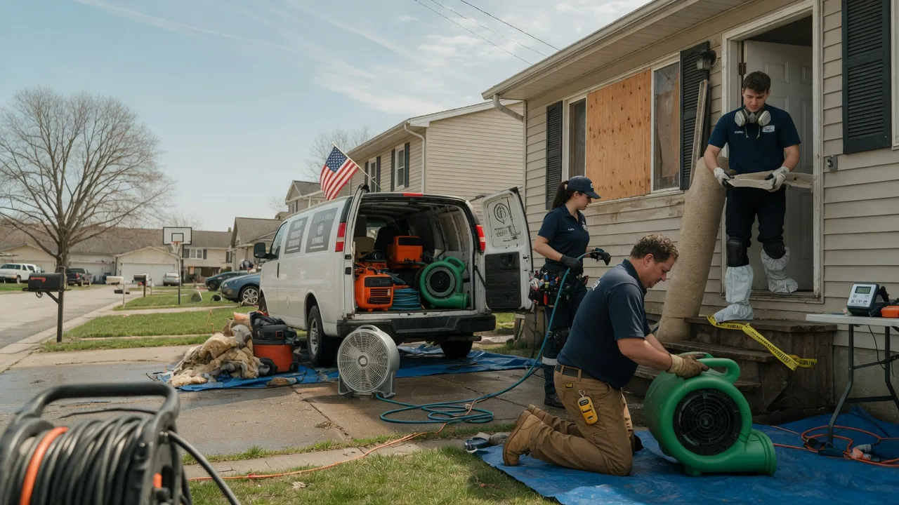 Water Damage Restoration in Marcellus, MI near me
